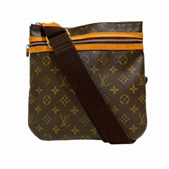 LOUIS VUITTON Brown Monogram Shoulder Bag - Picture 1 of 9